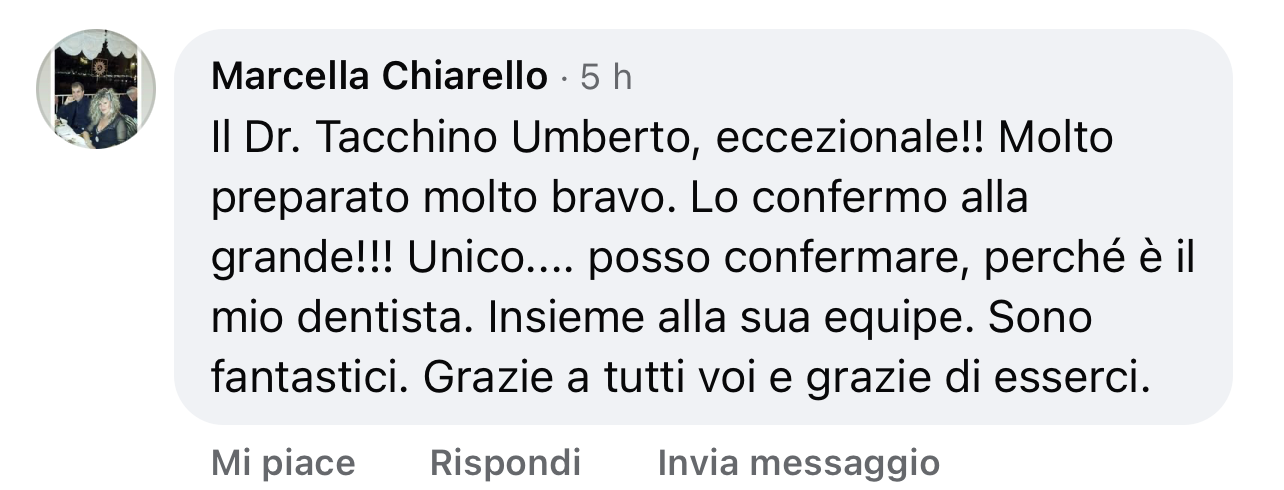 Recensione di un paziente