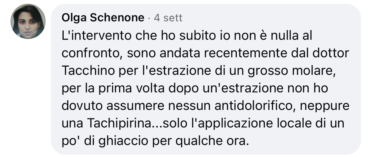 Recensione di un paziente