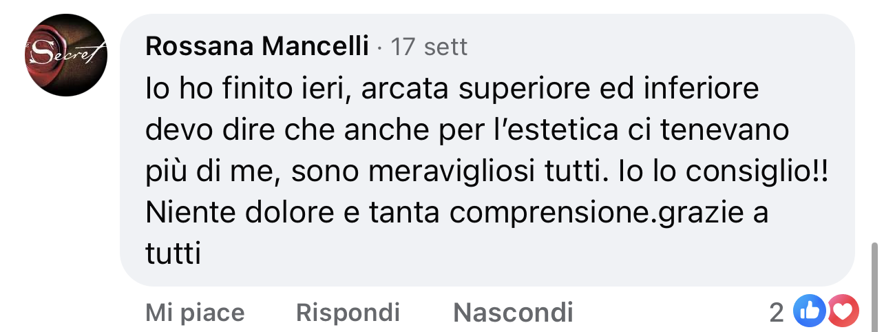 Recensione di un paziente